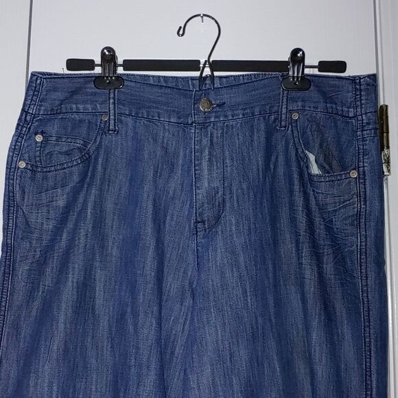 Drama  jean denium jacket and wide leg jean set  NWOT - Picture 5 of 12